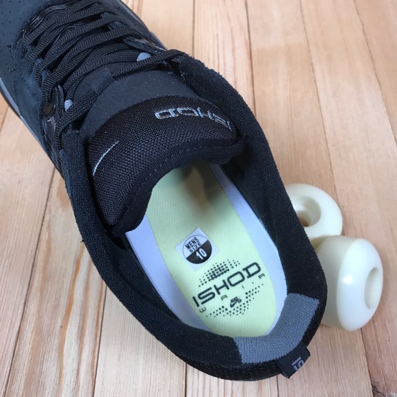 Nike SB Ishod Wair Black Smoke Grey Skate Shoes - Picture 4 of 5